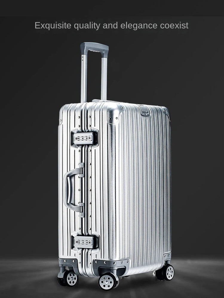 100% Aluminum-magnesium alloy Travel Suitcase