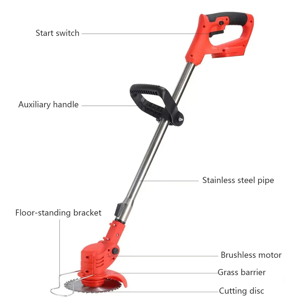 Cordless Handheld Electric Grass Trimmer