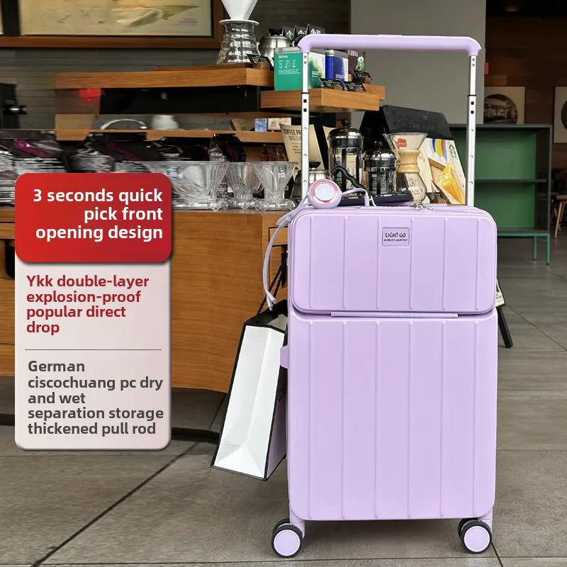 Front opening Rolling Luggage