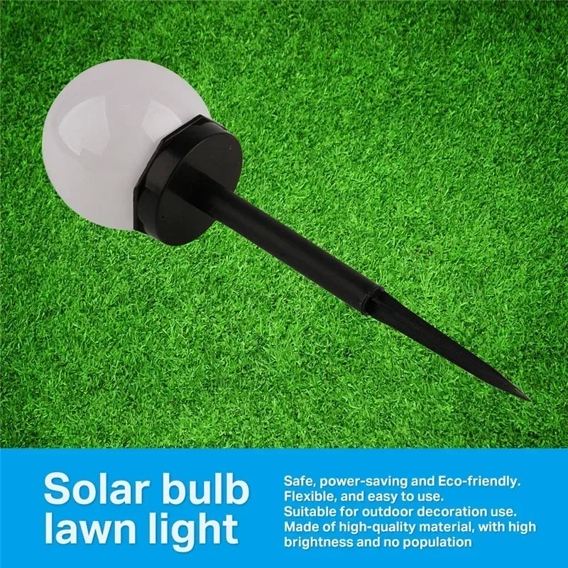 Outdoor Solar Powered LED Bulb Lamp