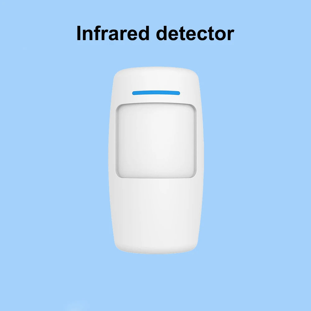 TAIBOAN 433MHz Home Burglar Alarm Host Accessories Wireless Link Smoke Sensor Door Magnetic Water Leak Detector Doorbell RFID