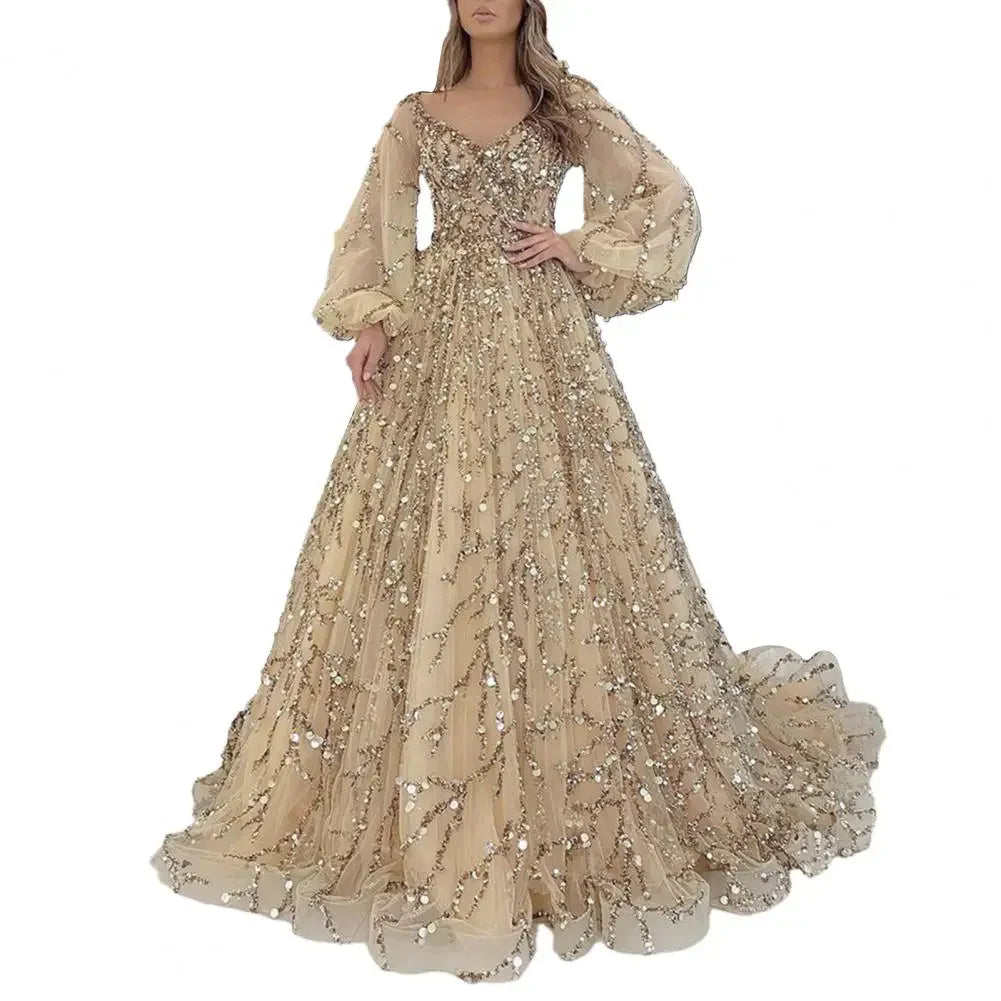 Women's French Vintage Evening Dress