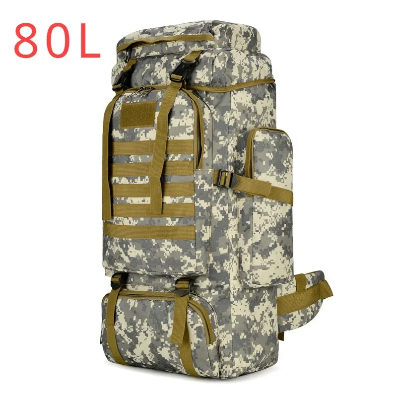 80L/100L Mountaineering Tactical Backpack