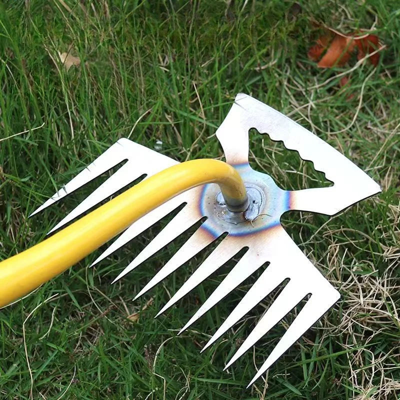 4/11 Tooth Manual Excavator Grass Pot Soil Weeding Tool