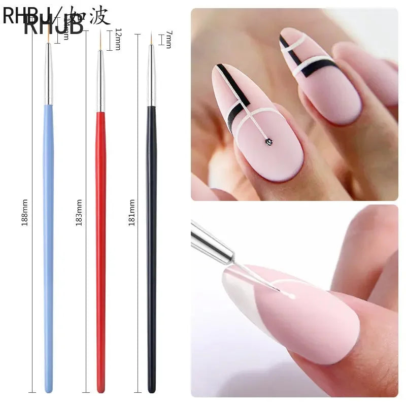 Nail brush Design Tip Pen Builder