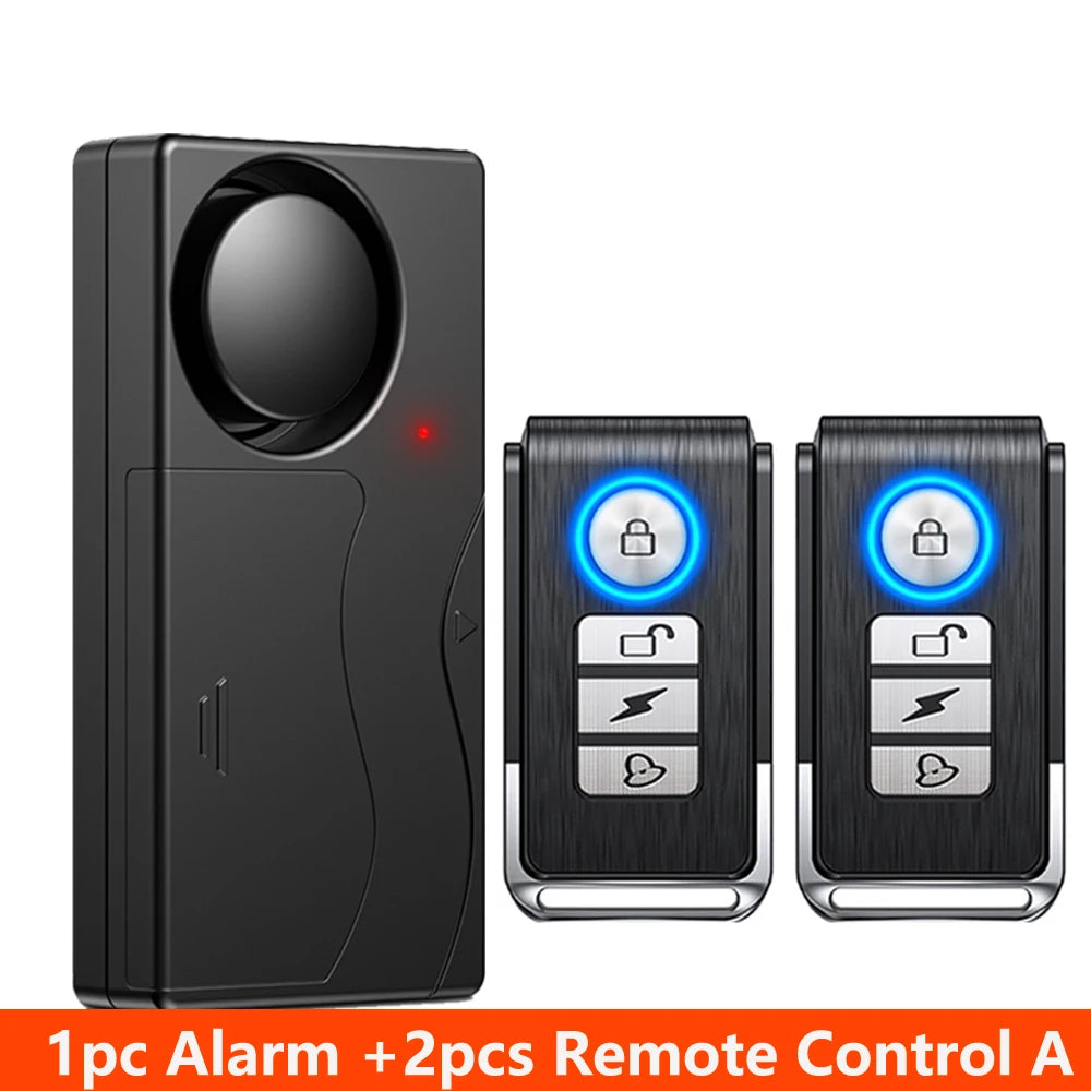 Wireless Vibration Bike Alarm