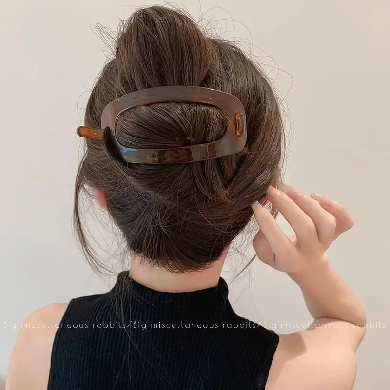Oval Hollow Hairgrips