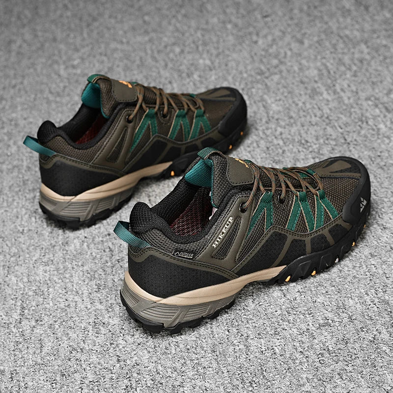 Men's Breathable Cushioning Nonslip Hiking Sneakers