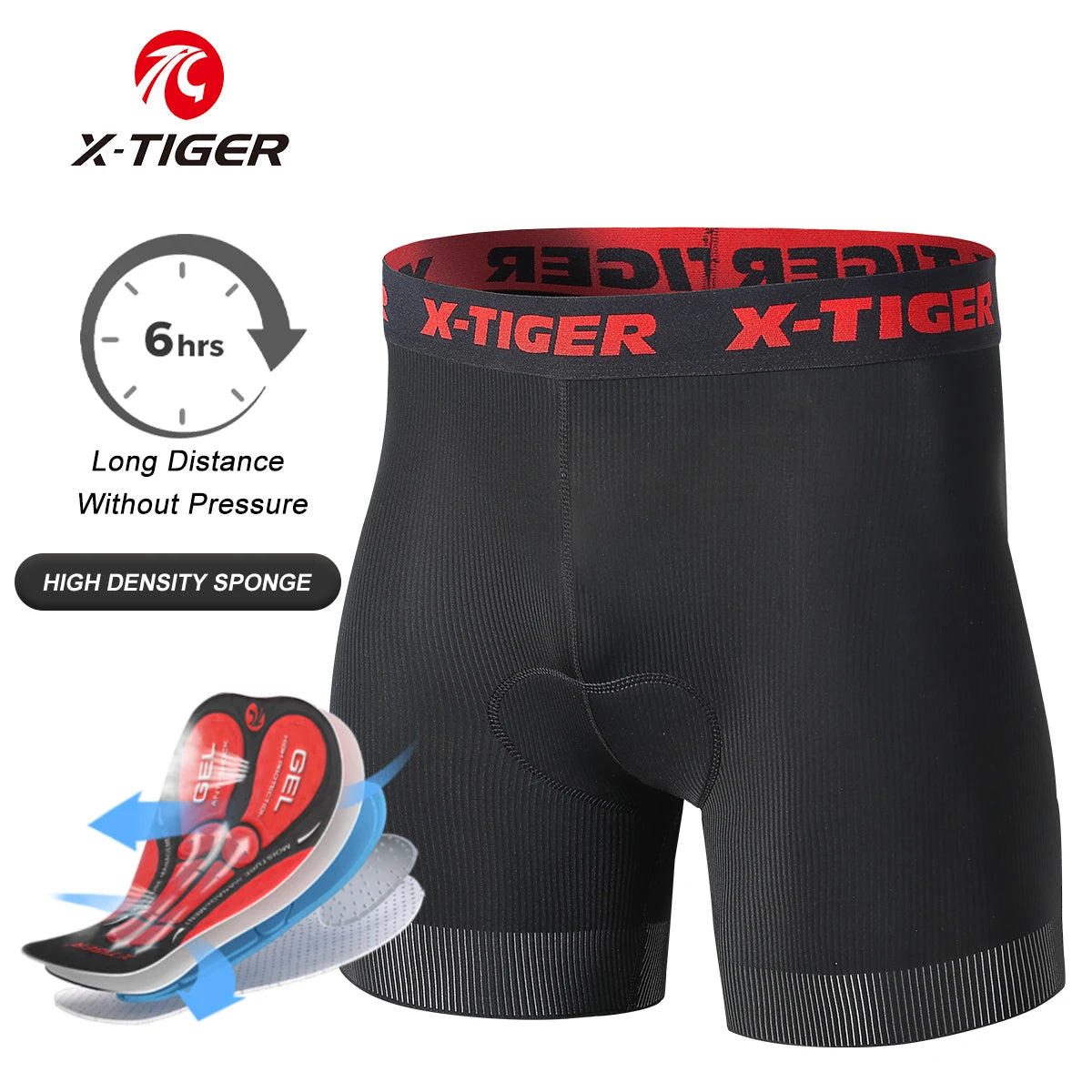 Mesh Cycling Underwear Gel Pad Shockproof MTB Bike Shorts