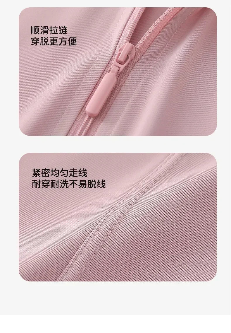 Sports Coat Hoodies Women Sweatshirt Sun Protective Clothing UV Protective Clothing Is Cool and Breathable JackeWomen Jacket