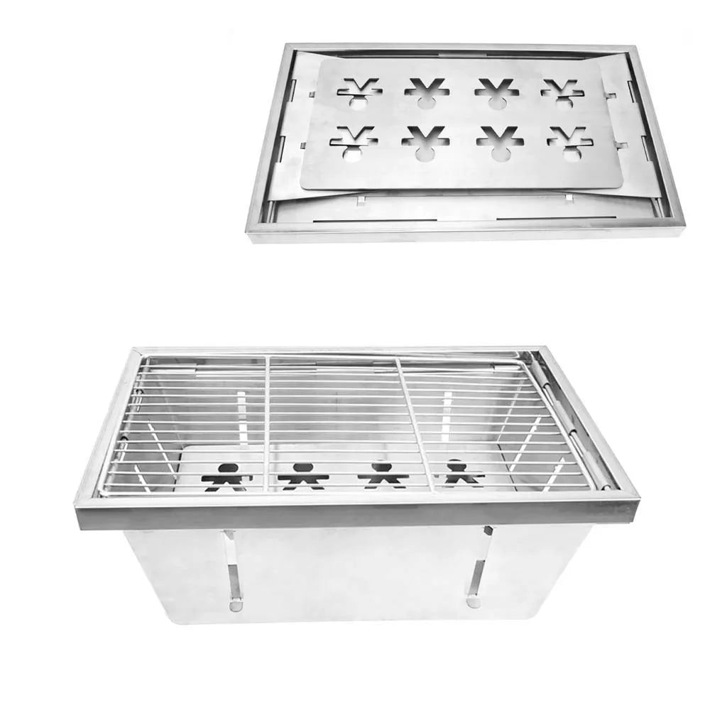 Portable Camping Folding Removable Wood Table Gas Stove