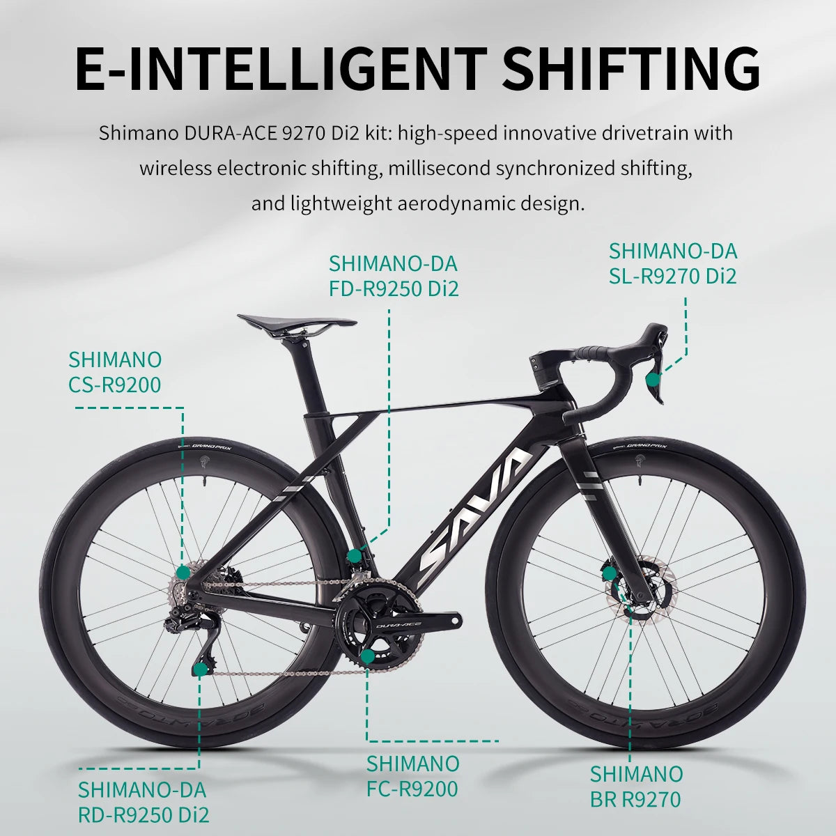 Full Carbon Fiber E-Shift Road Bike