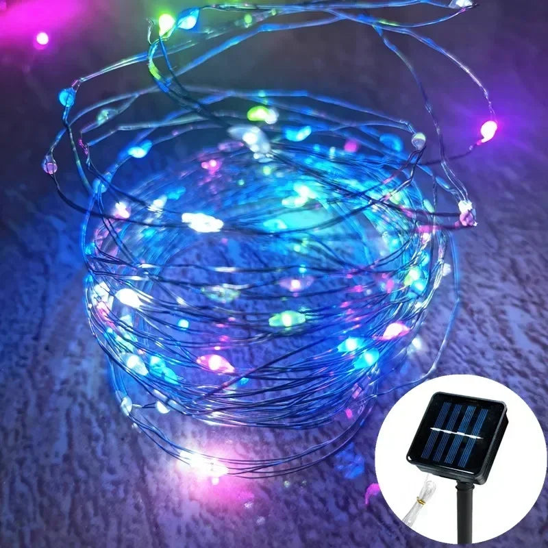 1 Set of Waterproof Outdoor Solar Light Strings