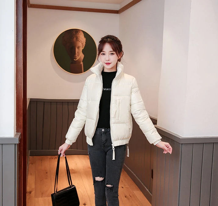 Korean Fashion Parkas Quilted Winter Puffer Coat 2024 Elegant Snow With High Quality Womens Down Jacket Coats Woman Cold Trend