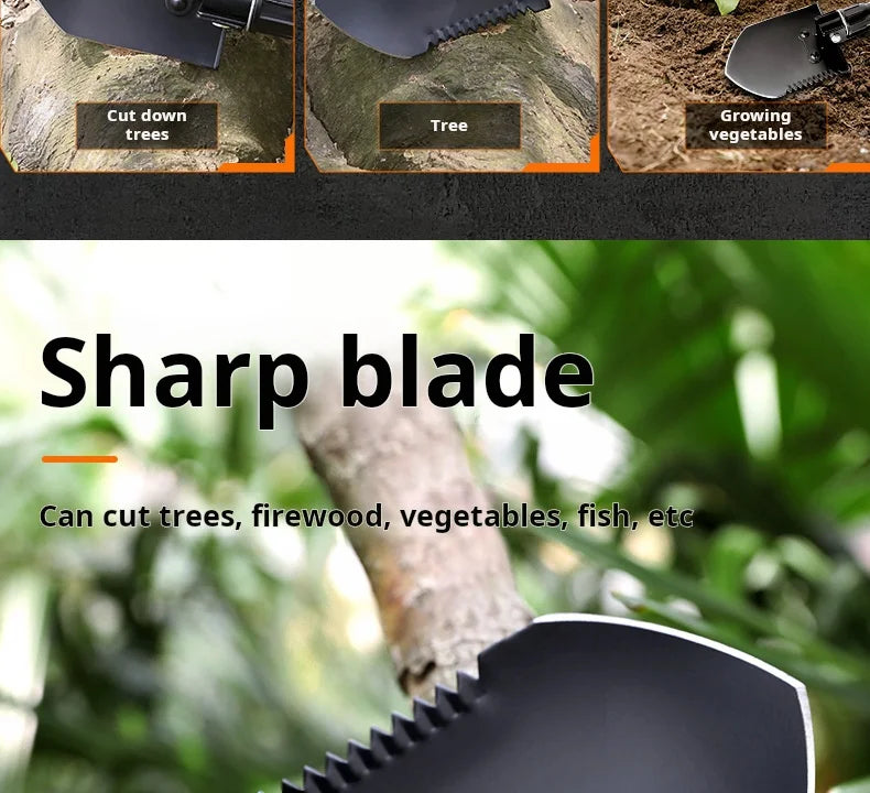 Foldable Portable Truck Mounted Engineer Shovel