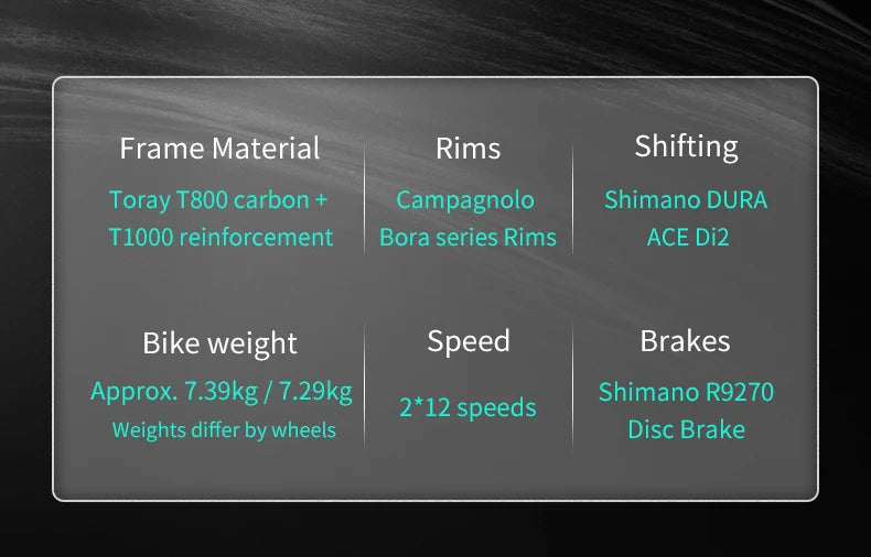 Full Carbon Fiber E-Shift Road Bike