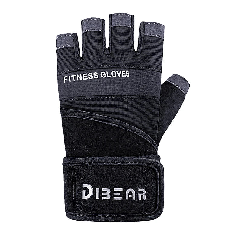 Half Finger Bodybuilding Gym Gloves