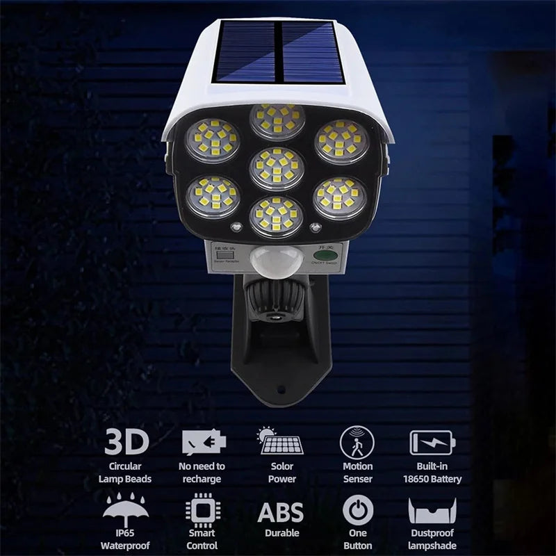 Outdoor With Motion Sensor Remote Controller FloodLights