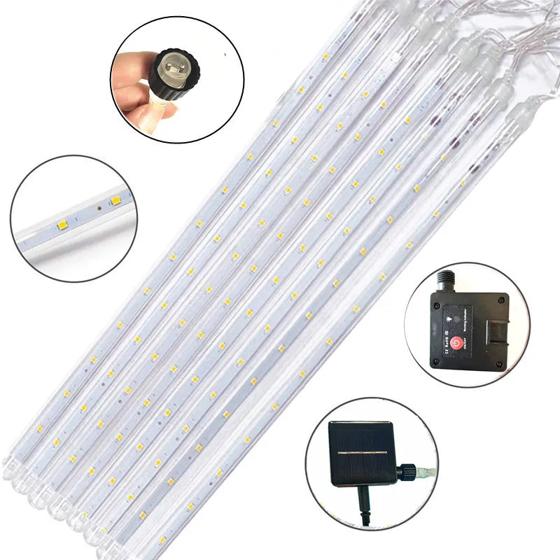 Waterproof LED Meteor Shower Lights
