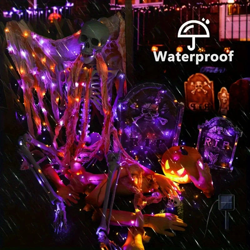 1 Set of Waterproof Outdoor Solar Light Strings