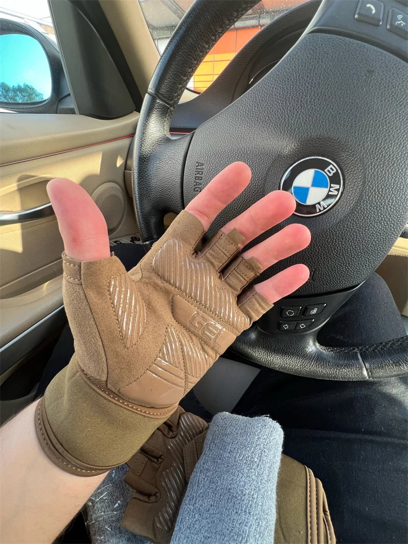 Half Finger Bodybuilding Gym Gloves