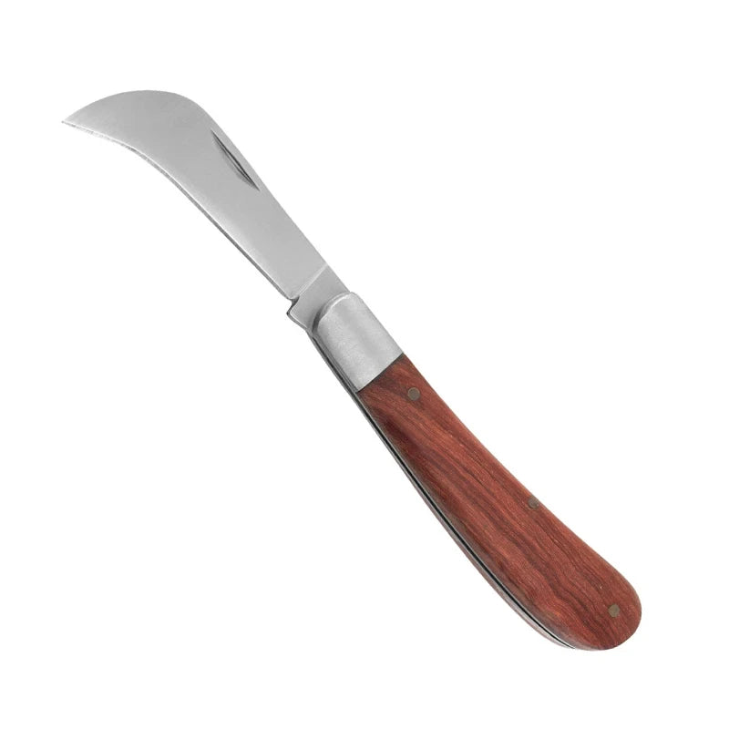 Stainless Steel wood Handle Pruning Knife