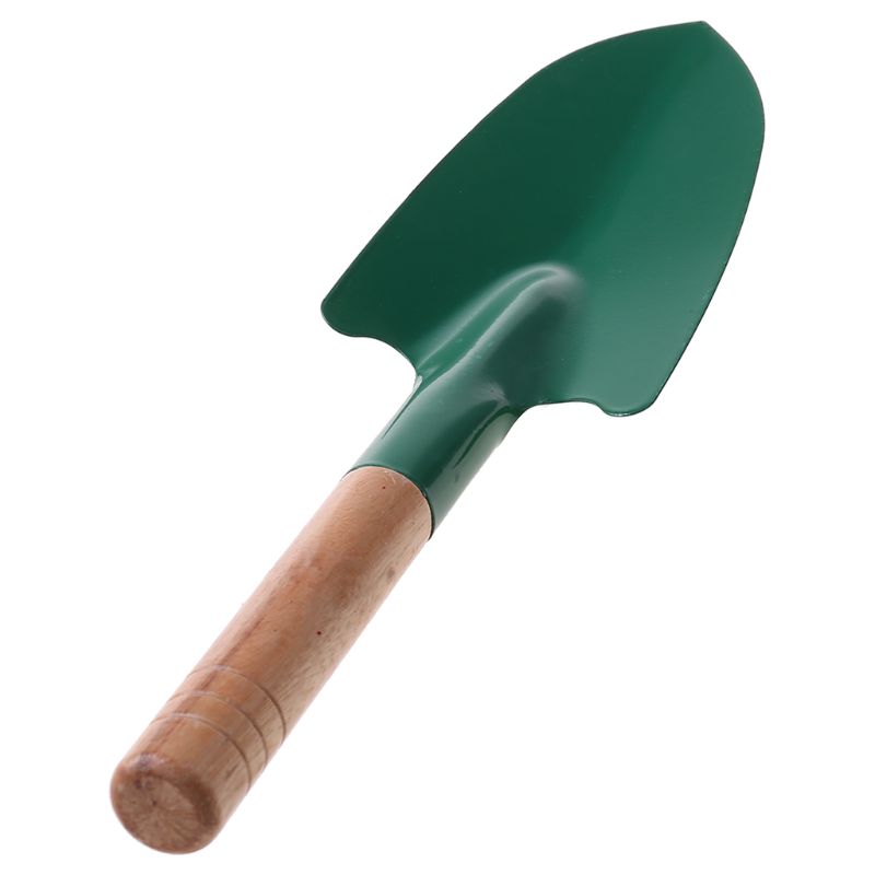 Wooden Handle Reinforced Gardening Shovel