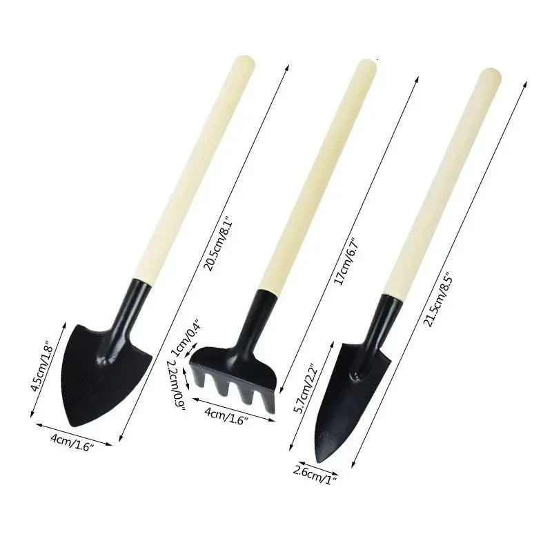 Three Piece Mini Gardening Tool Set