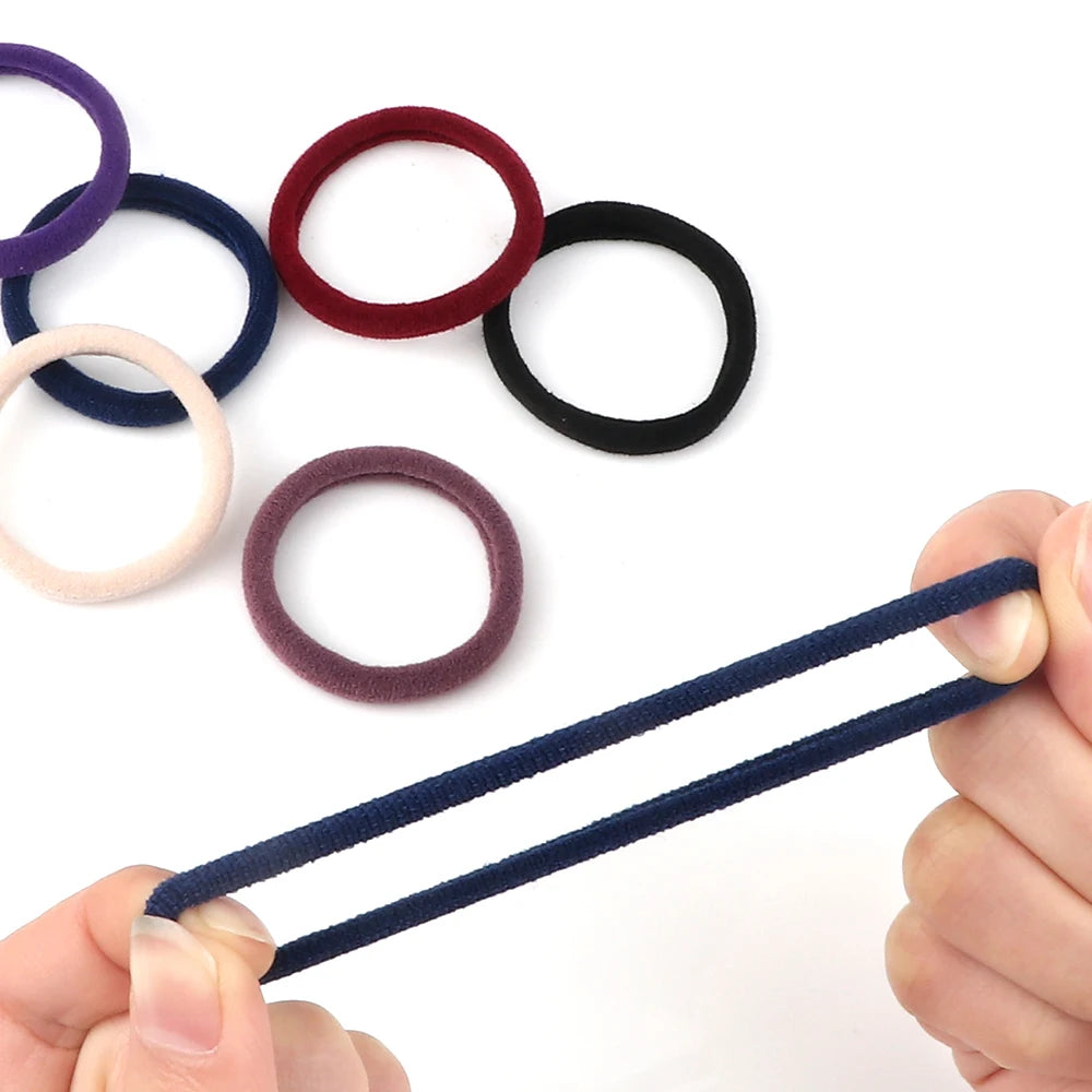 50Pcs Women Girl Mixed Colors Hair Bands
