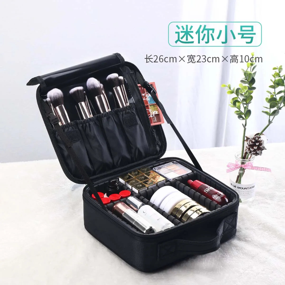 large capacity makeup bag