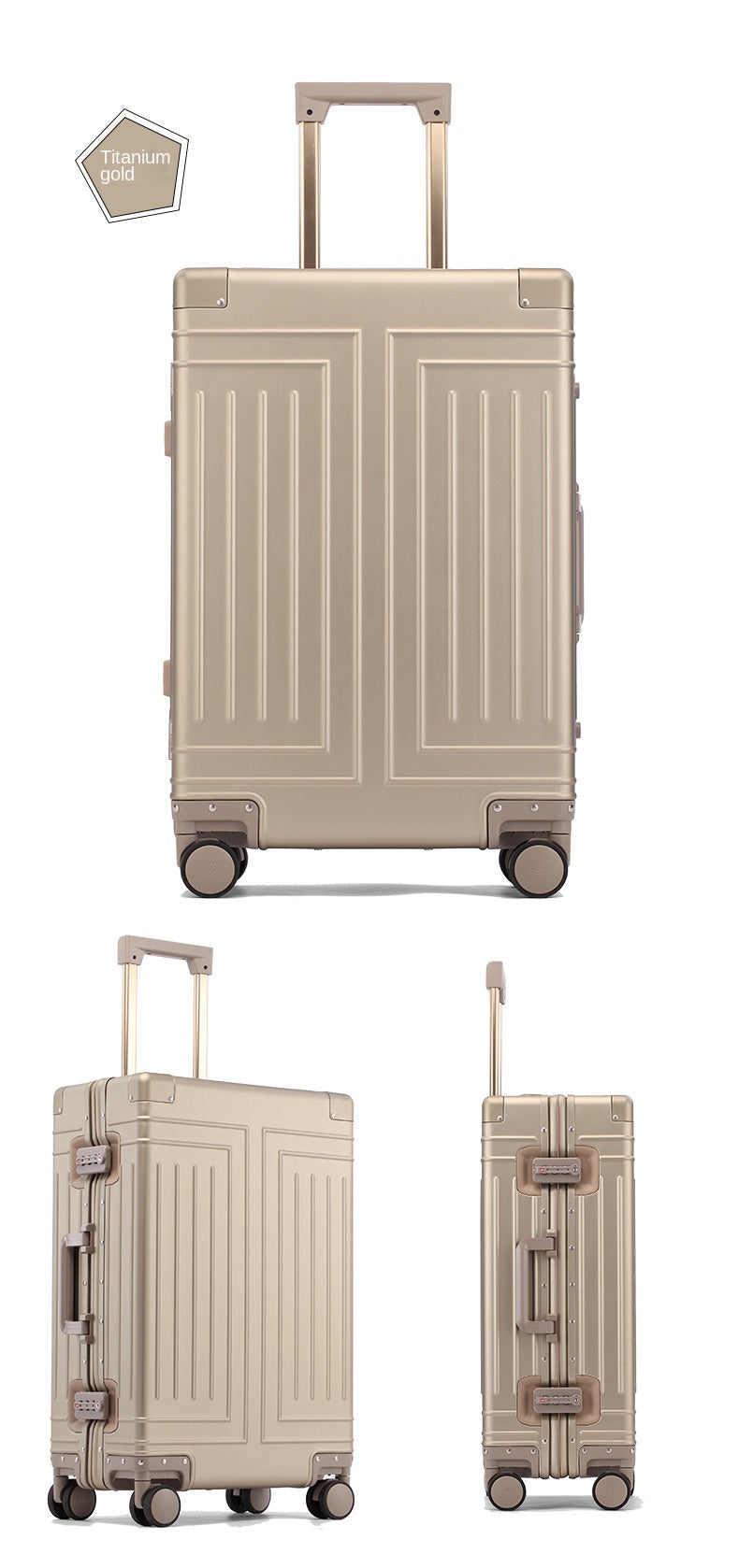 Travel Suitcase Full Aluminum