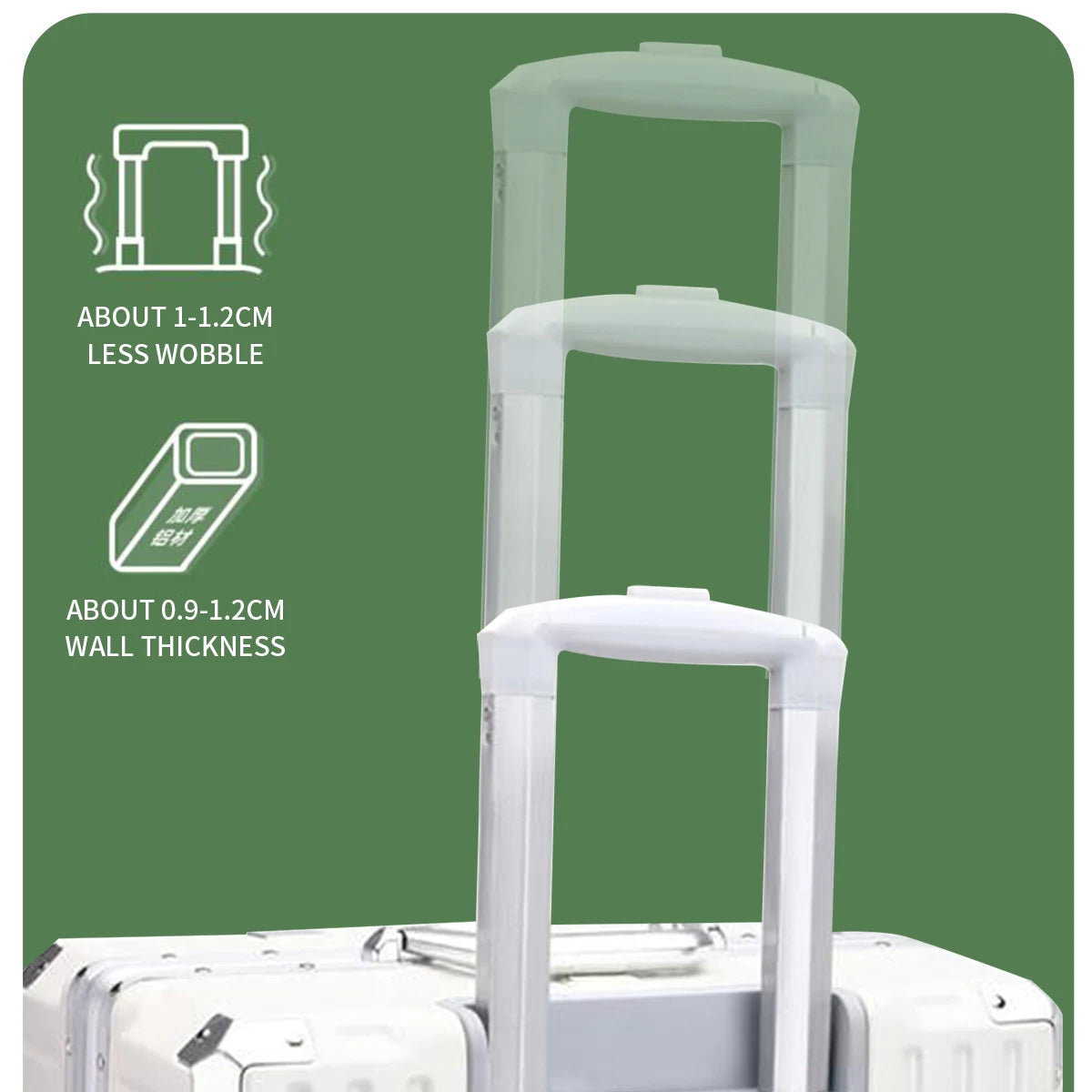 Aluminum Frame Rolling Luggage Case