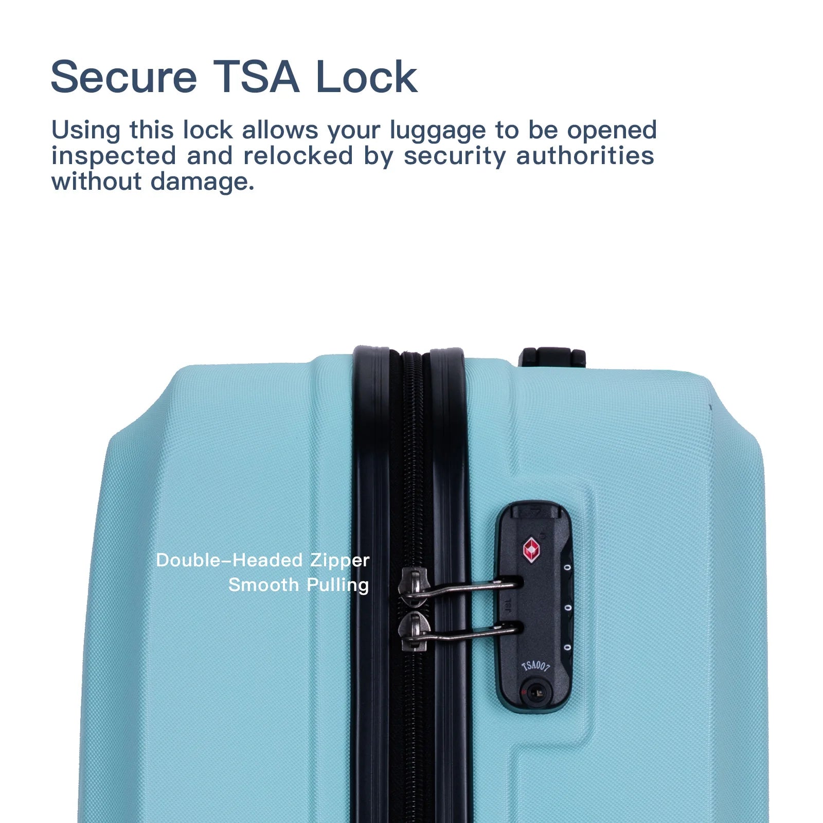 3 Piece TSA Lock Carry-on luggage (20inch 24inch 28inch)