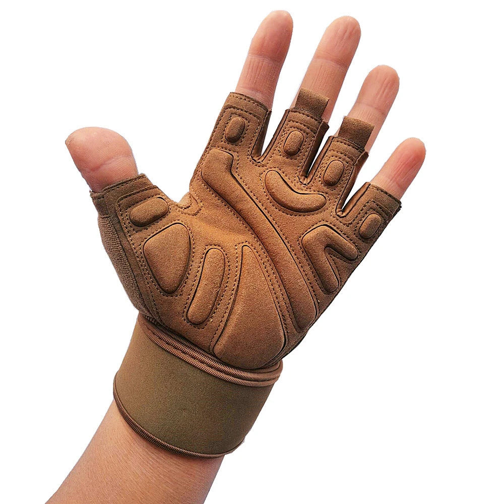 Half Finger Bodybuilding Gym Gloves