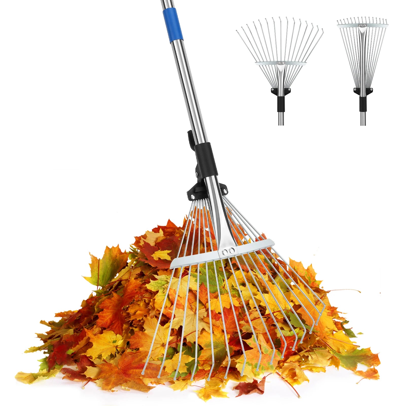 160CM Metal Garden Rake With Adjustable Handle