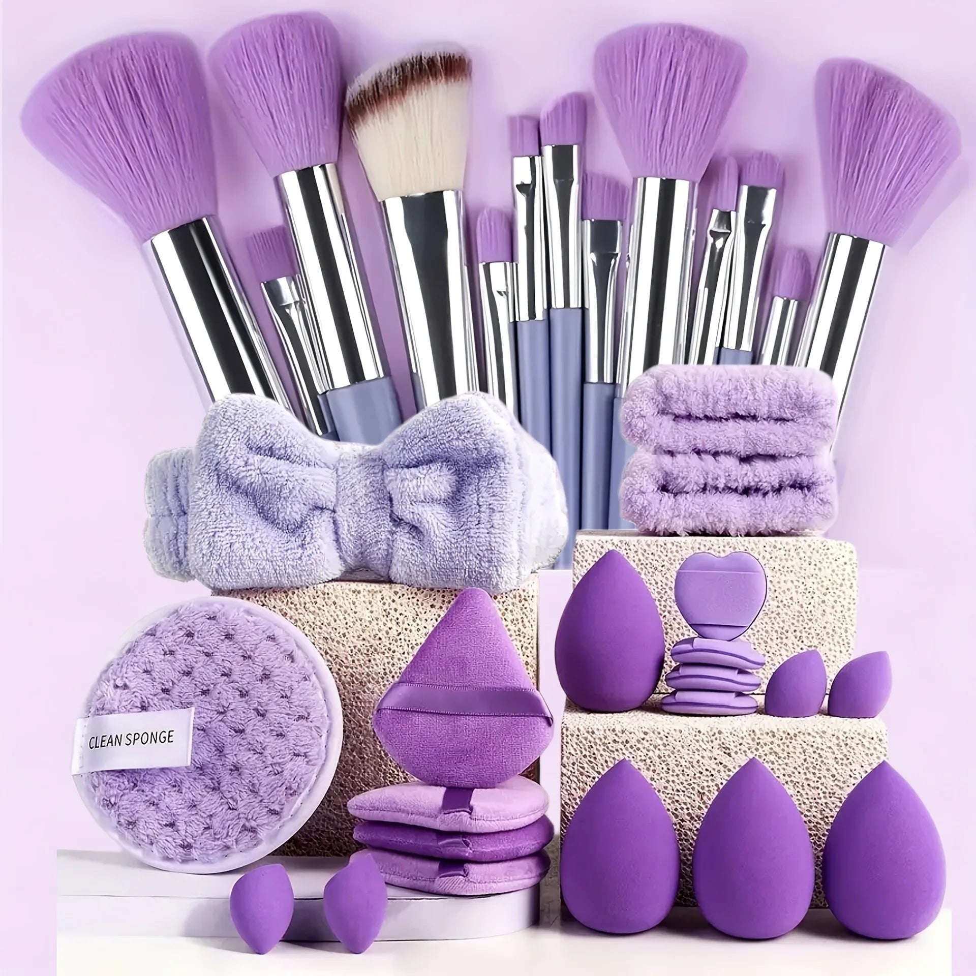 33pc beauty set makeup kit face washing and makeup