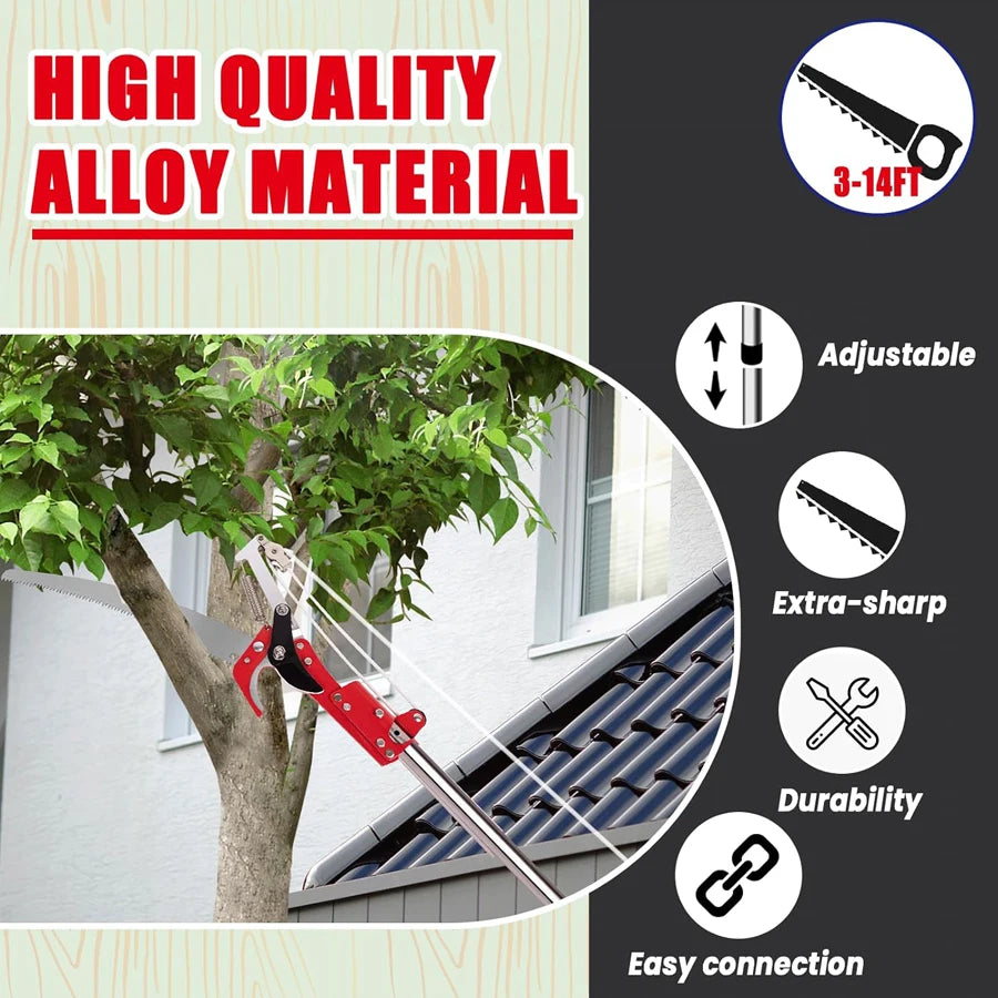 High Altitude Pulley Pruning Scissors