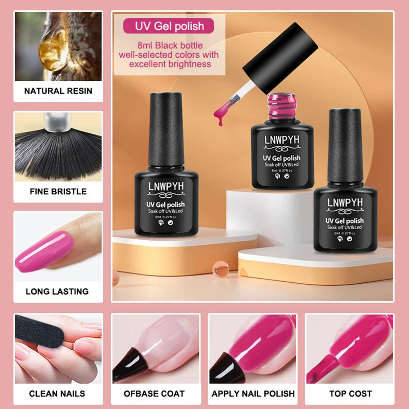Gel Nail Polish Kit