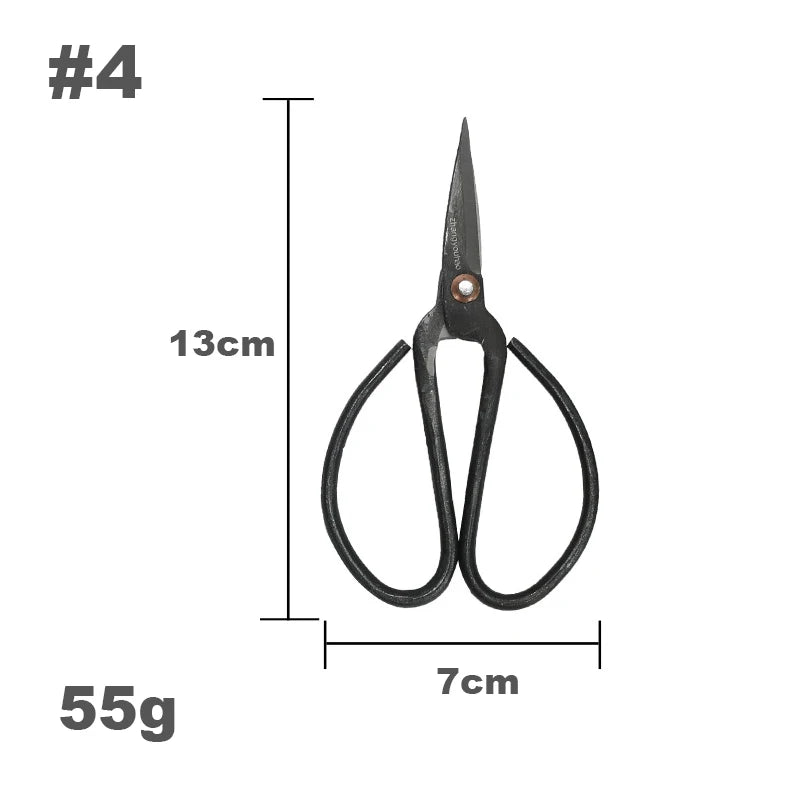 Classical style iron forging flange scissors