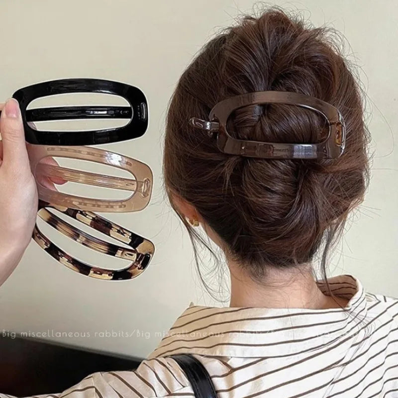Oval Hollow Hairgrips