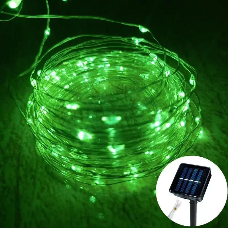 1 Set of Waterproof Outdoor Solar Light Strings