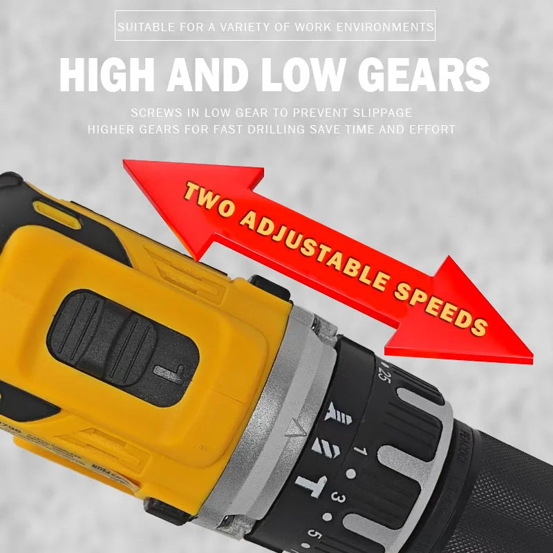 Brushless Impact Electric Drill
