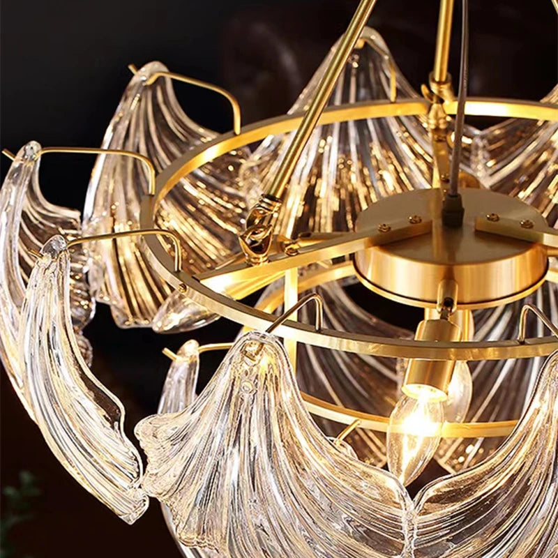France Retro Pendant Crystal Chandelier