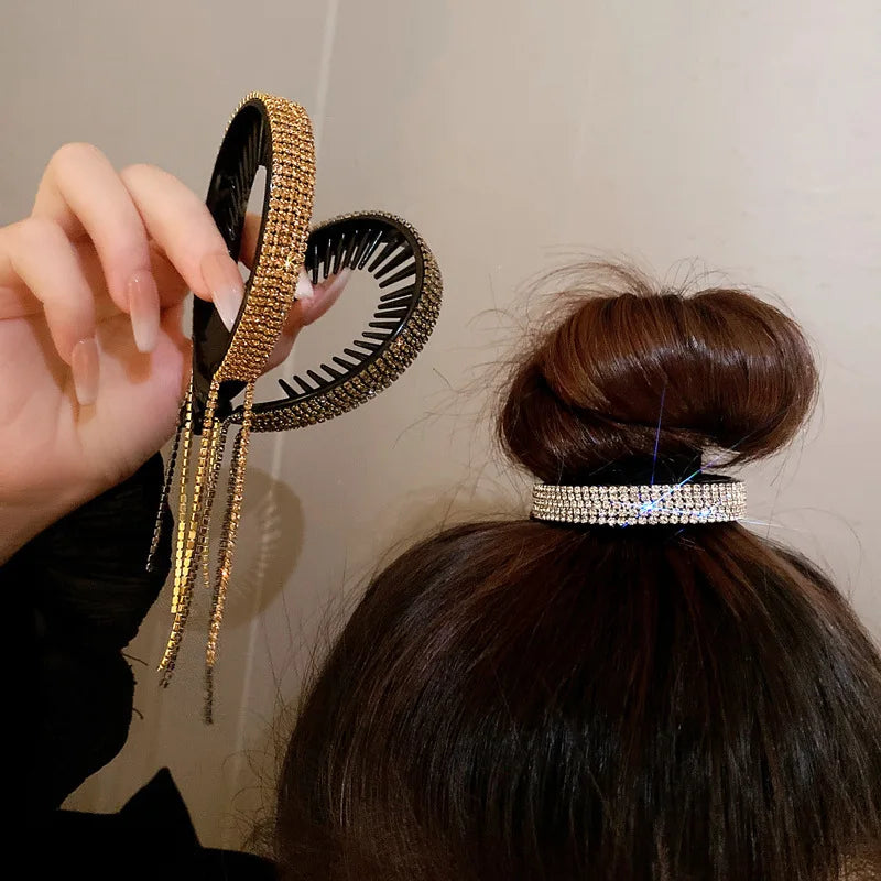 Rhinestone Hair Claw Clip