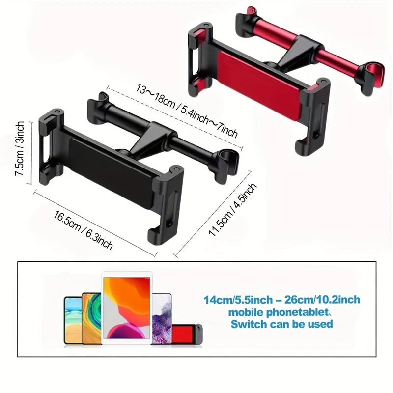 Universal Car Tablet Holder Back Seat Headrest Mount