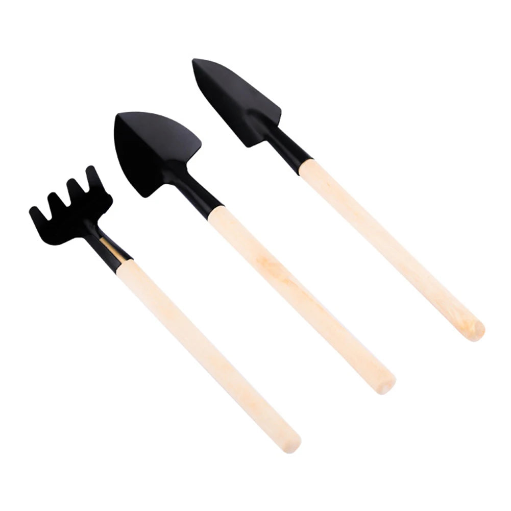 3Pcs/Set Shovel Rake Mini Garden Tools for Kids