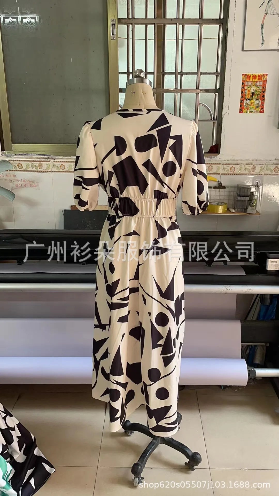 Women's Spring Floral Print Dress