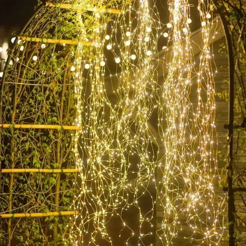 1 Set of Waterproof Outdoor Solar Light Strings