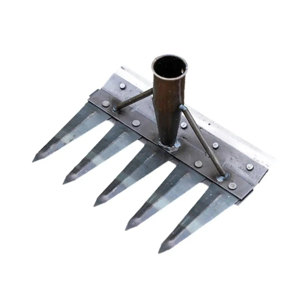 Heavy-Duty Steel Garden Hand Weeding Rake