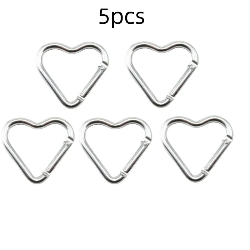 Heart Shape Keychain Clip